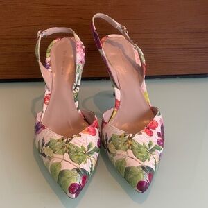 Stuart Weitzman Multicolor Floral Heels